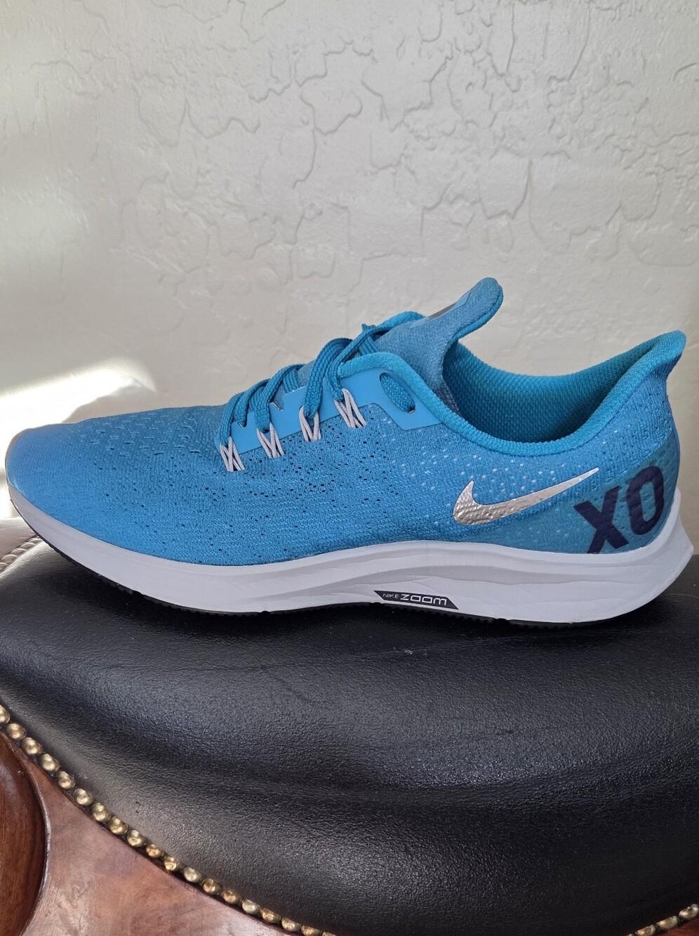 Nike Zoom Running Shoe in Bright Teal Blue